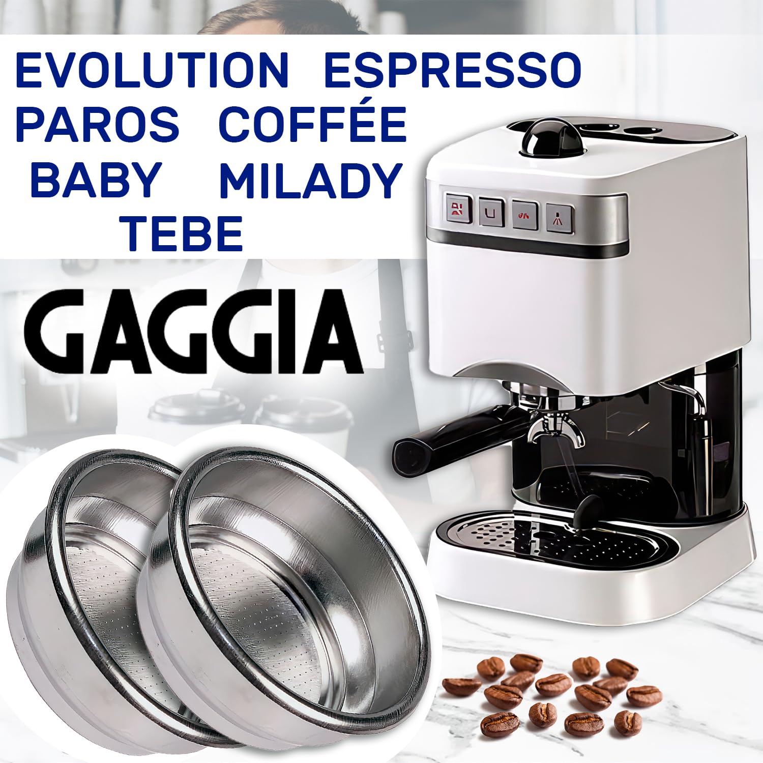 Portafiltro "Crema" Macchina Caffe Saeco - Foto 7