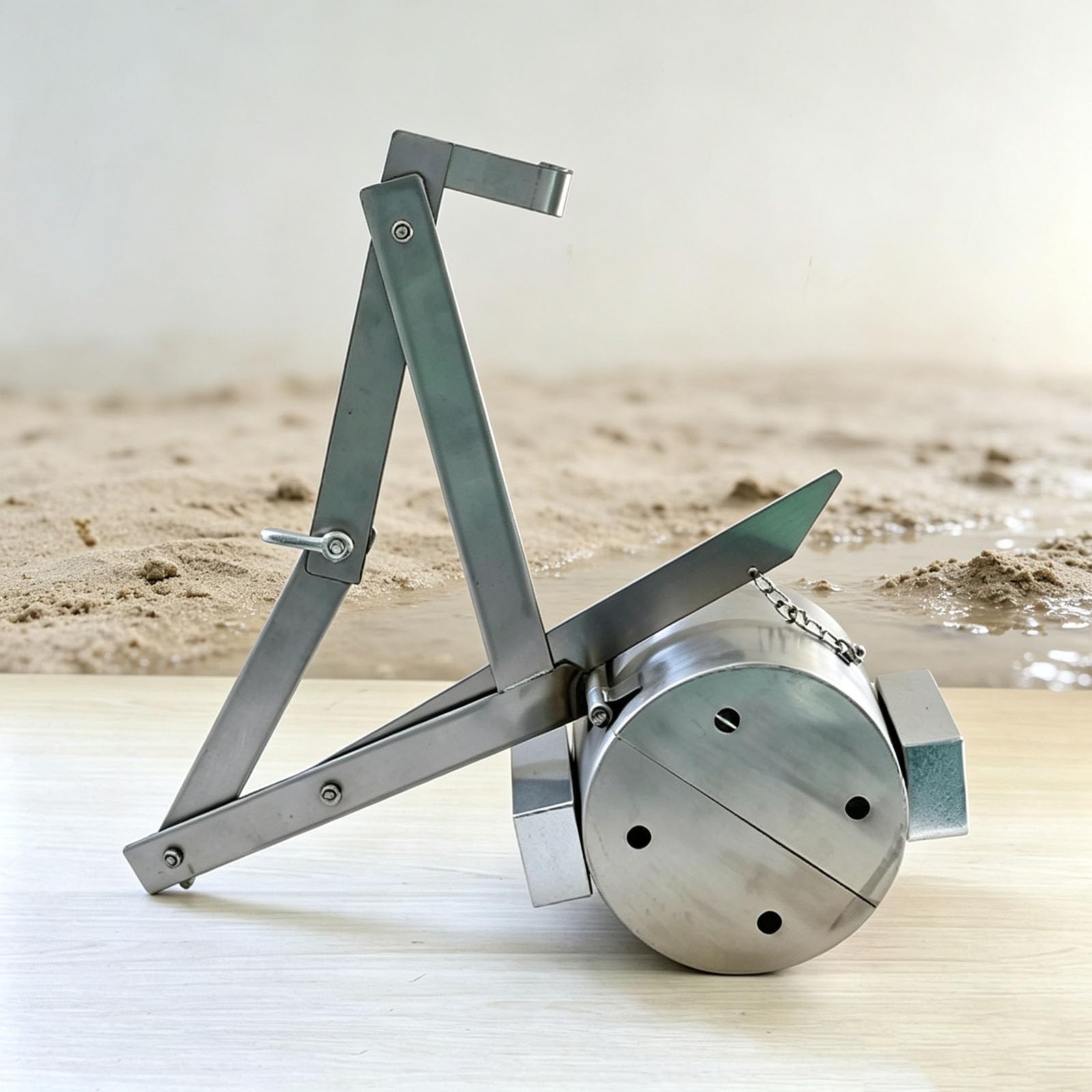 Campionatore Di Fango Professionale Da 5 Litri, Raccoglitore Di Sedimenti A Benna, In Acciaio Inox 304, Dimensioni Di Apertura 15 Cm × 29 Cm, Profondità Di Campionamento 0–30 M, Per Fiumi, Laghi