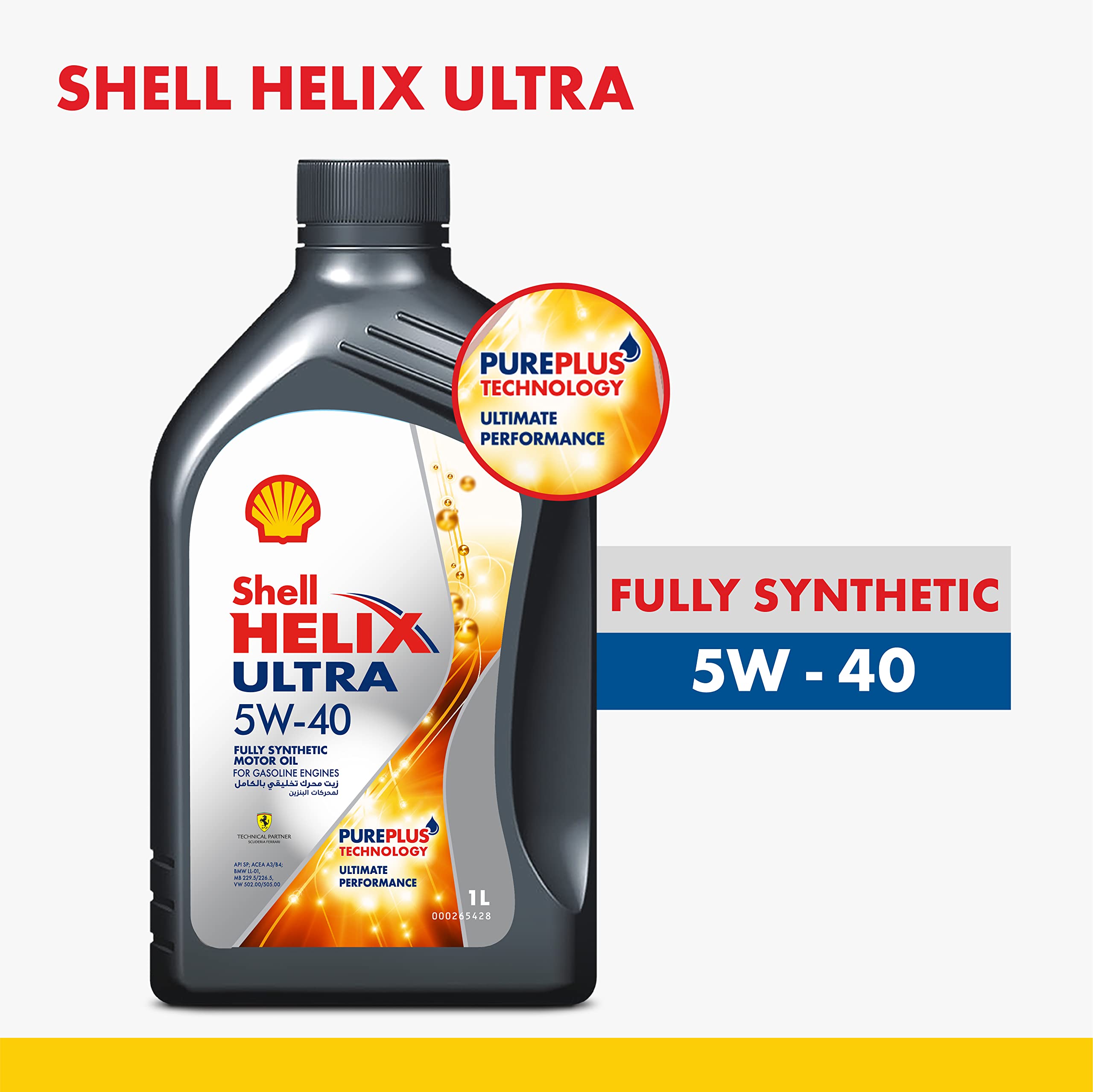 Helix Ultra l 5W-40 -Carton (1Liter x 12 pcs) : Amazon.ca: Sports