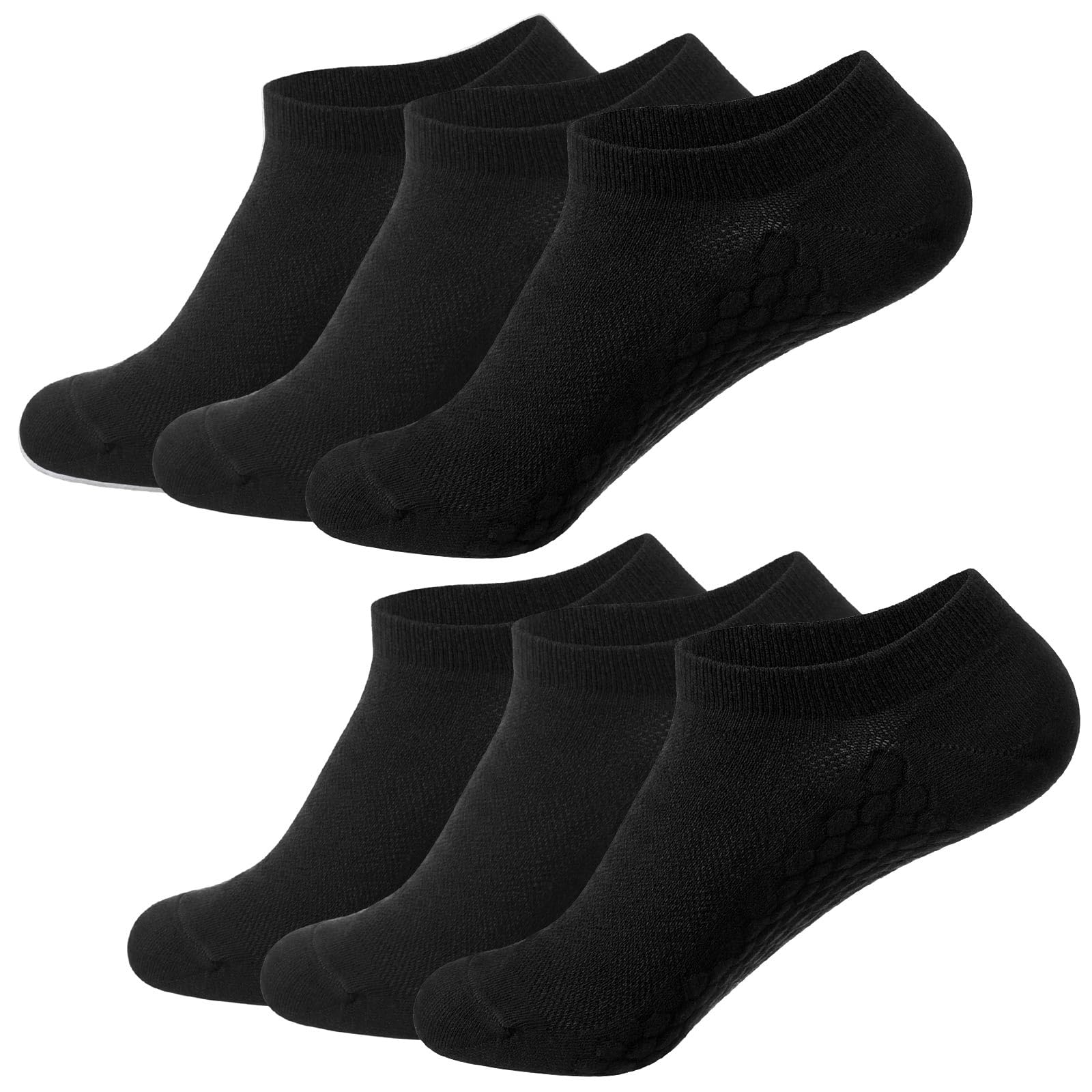 3/6 Pairs Silver Infused Ankle Socks for Men Women