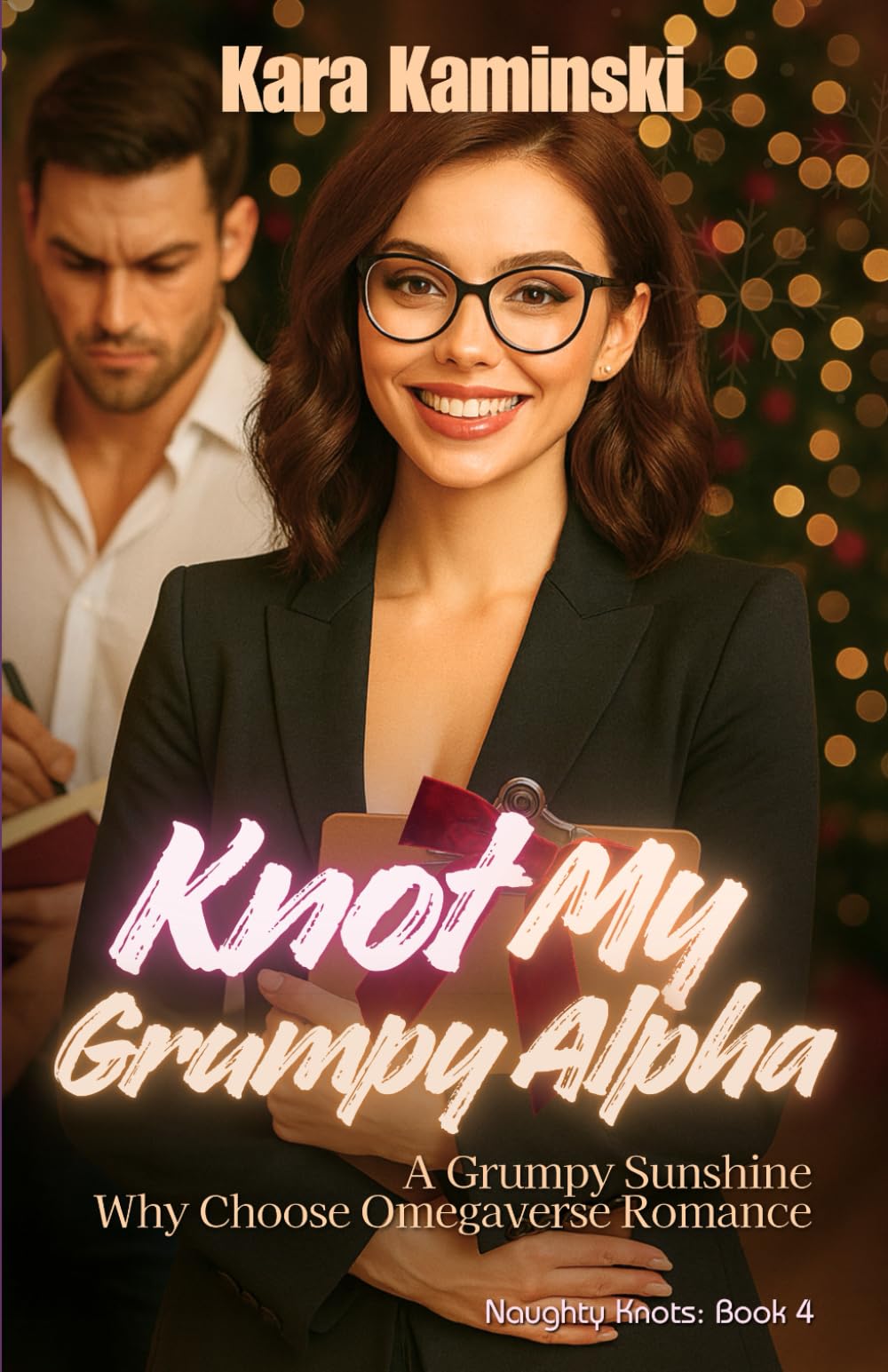 Knot My Grumpy Alpha: A Grumpy Sunshine Why Choose Omegaverse Romance (Naughty Knots)