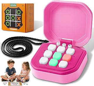 ARLIKSI Electronic Tic Tac Toe Game, 9 in 1 Infinite Digital Handheld Game with Tic Tac Toe Board, Compact & Lightweight T...