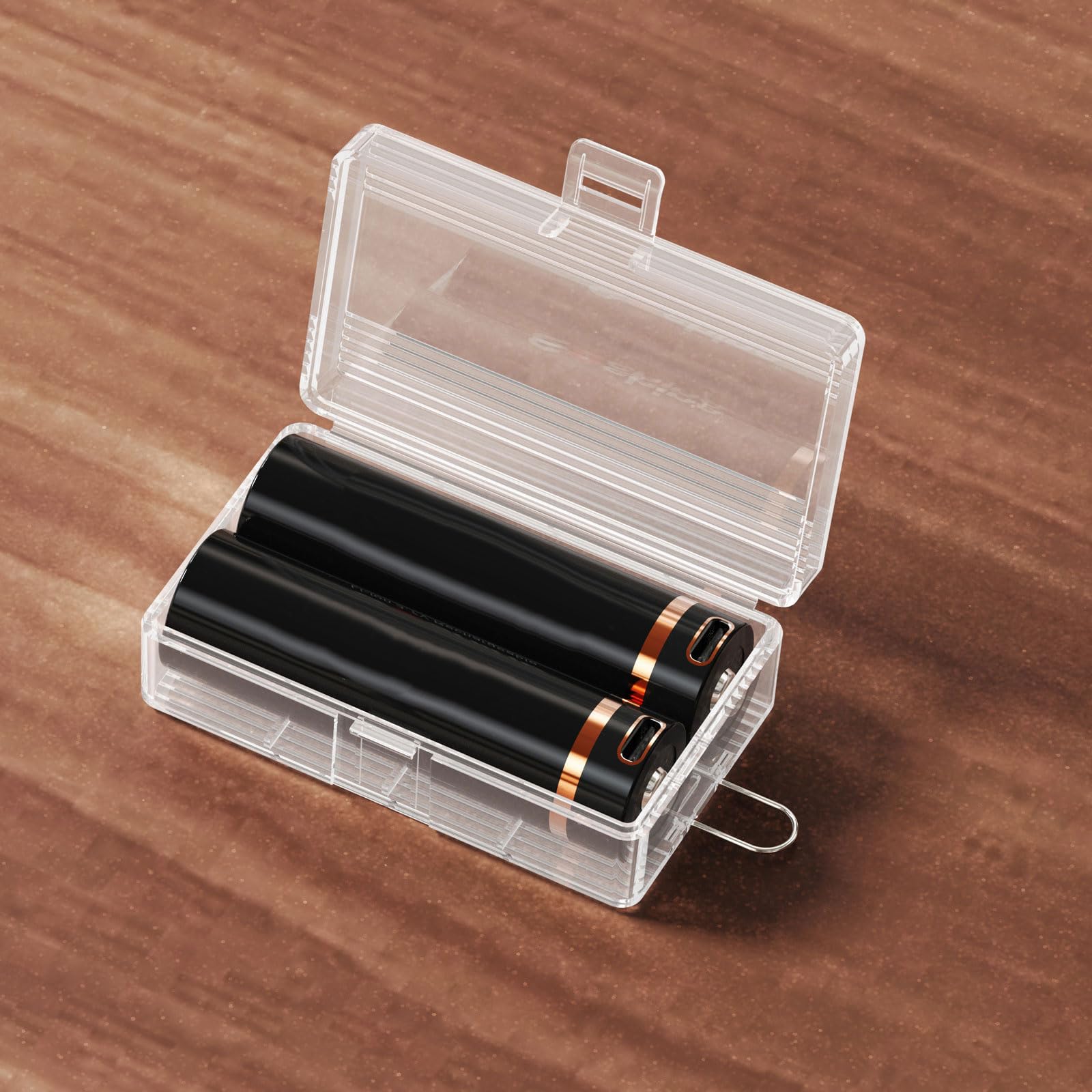 SZYDD Clear Battery Storage Case for 2pc 21700 Batteries Container Protect Your Batteries, Short Circuit and Battery Box Storage Box