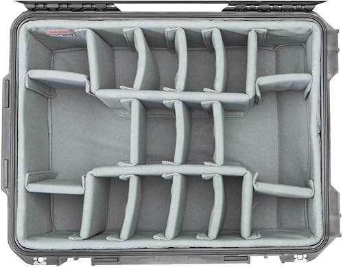 Vista 8 de SKB Cases 3i-2015-10PL iSeries - Funda para cámara profesional, color negro y gris