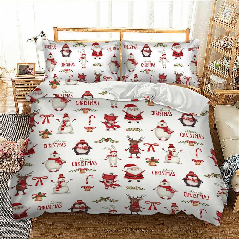 Funda nórdica de pingüinos decorativa para un dormitorio infantil acogedor