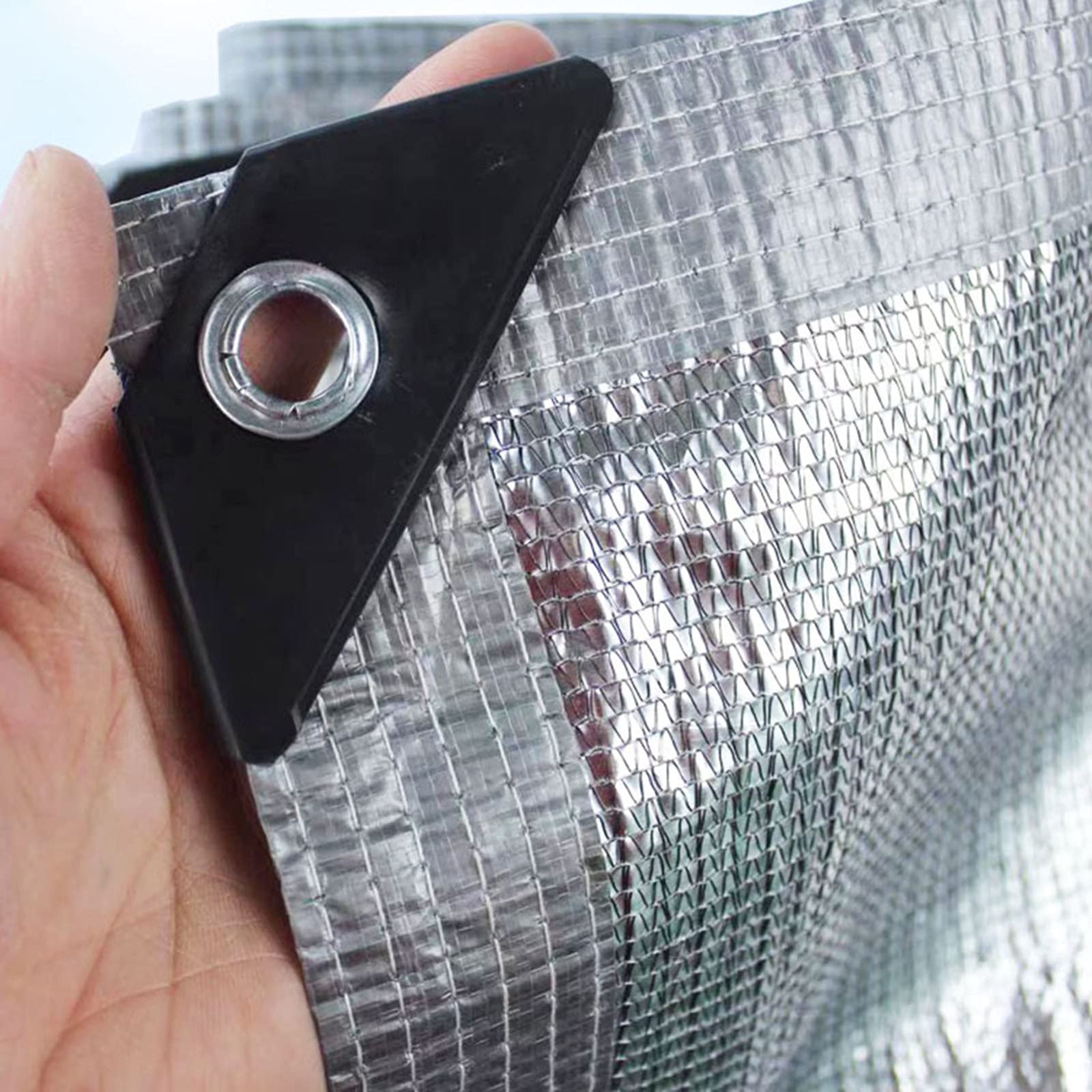 Zonnescherm Zeil Schaduw Voor Tuin, Zonnescherm Zeil, Outdoor Luifels Onderdak, Reflecterend Aluminet Folie Schaduwnet, Voor Kas Plant, Patio Pergola Luifel, Auto Coverd Tarp