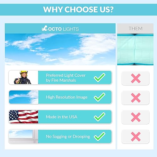 Miniatura 10 de Cubierta de luz fluorescente para luces de techo de aula, nubes rosadas, inserto de película retroiluminada de alta calidad 2 x 4 (22.38 x 46.5