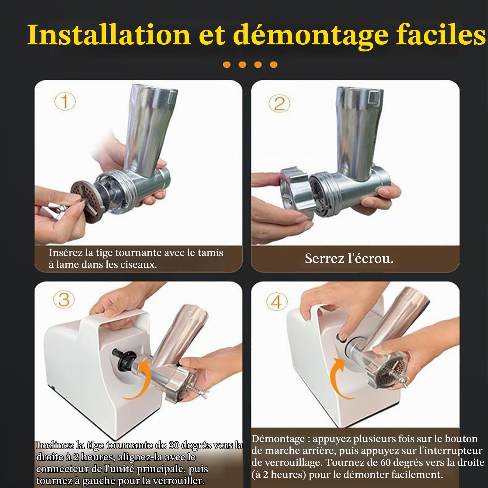Machine électrique à Granulés pour Aliments pour Animaux, 500 W, Granulateur pour Appâts De Pêche Et Graines pour Oiseaux, avec Plateaux De 2,5/5/7,5 Mm, pour La Fabrication De Granulés pour Chats
