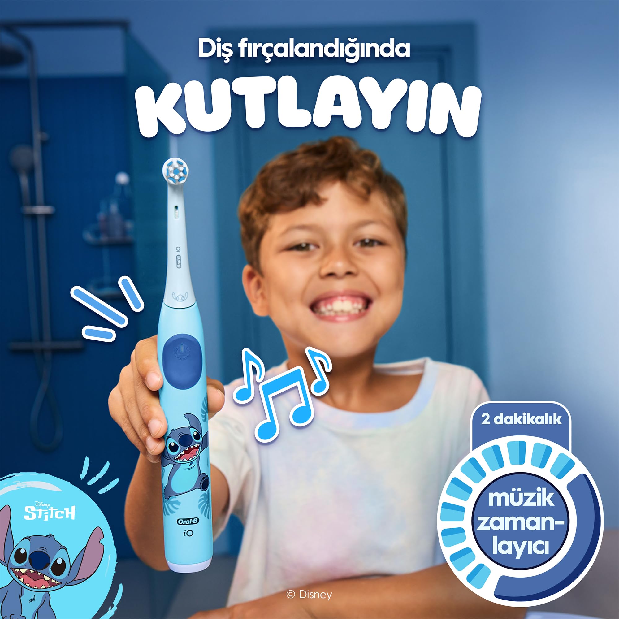 Oral-B iO Kids 6+ - Spazzolino da denti con Stitch