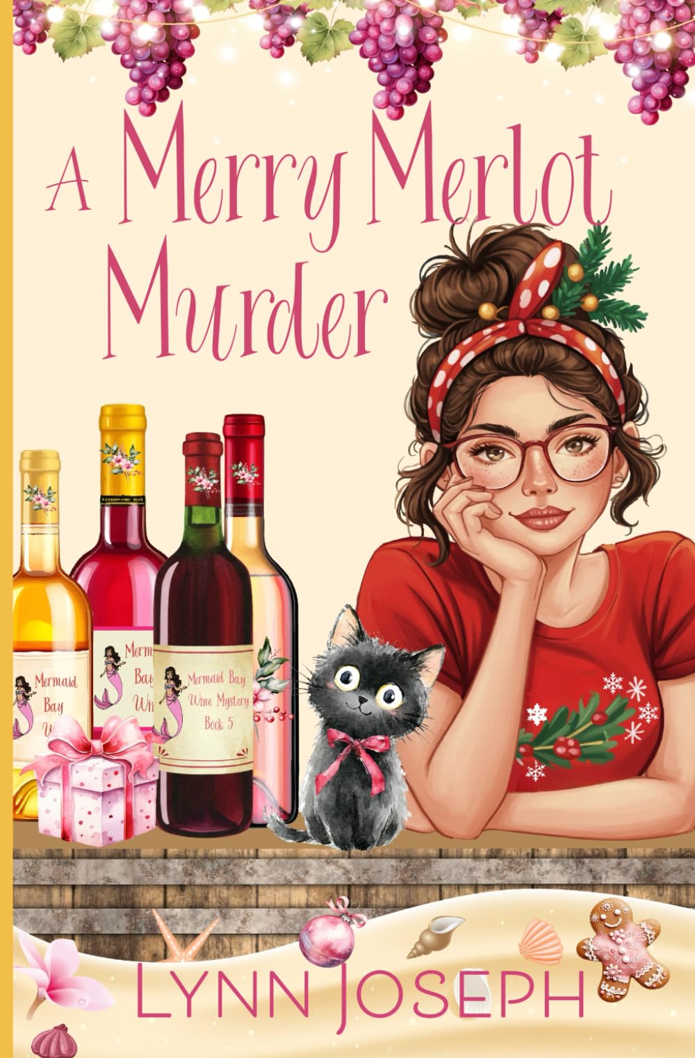 A Merry Merlot Murder: A cozy murder mystery (Mermaid Bay Wine Mystery)