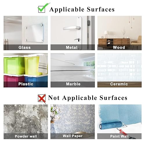 Miniatura 7 de Puntos adhesivos de doble cara, puntos adhesivos transparentes de doble cara, masilla redonda, sin rastros, adhesivo fuerte extraíble, adhesivo