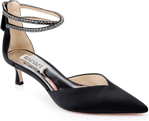Badgley Mischka Lilibeth Kitten Heel Pump, Black, 6.5