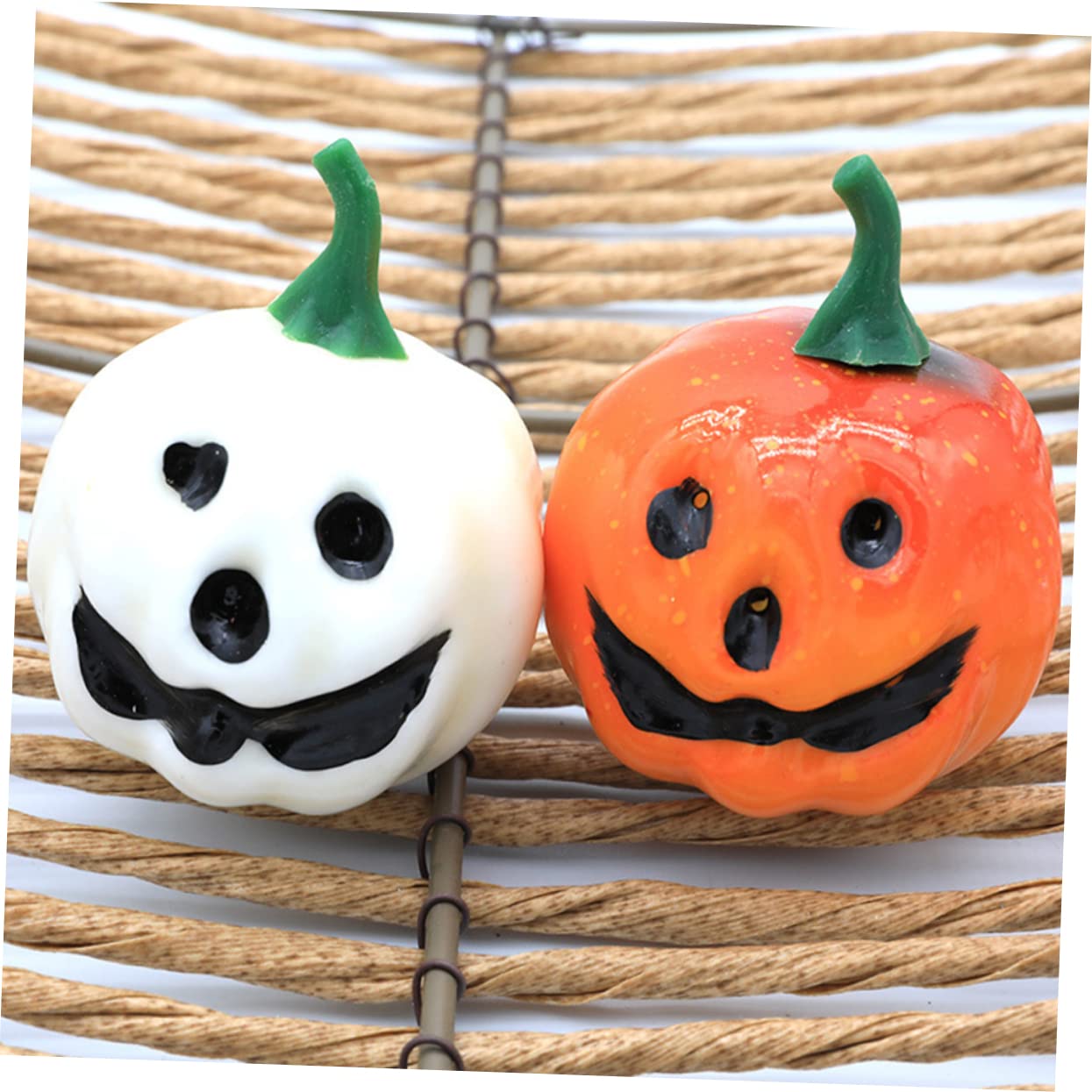 48 zucche Artificiali per Decorazioni, realistiche, in Schiuma, Ideali per l'autunno e Halloween.