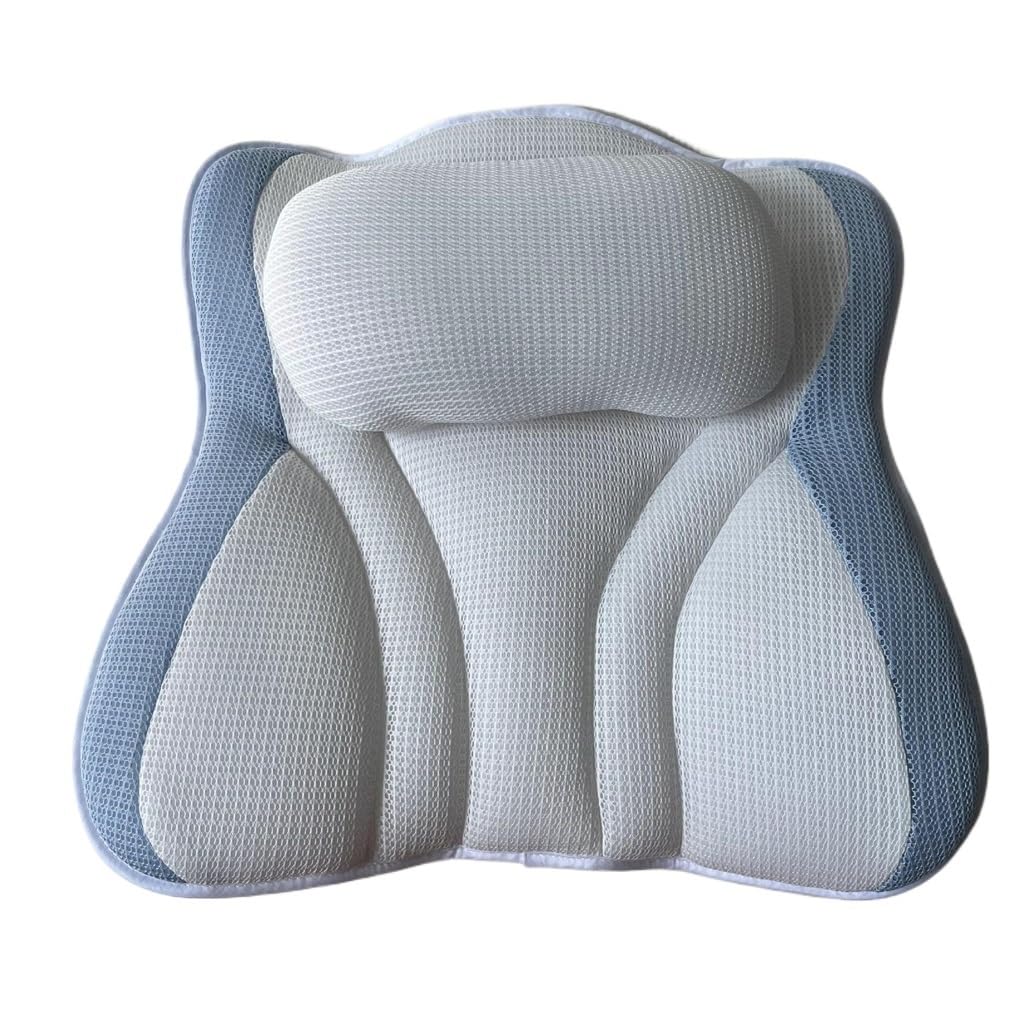 Bathtub Pillow Non-slip Bath Pillow Mesh Bath Pillow SPA Breathable Pillow Cushion