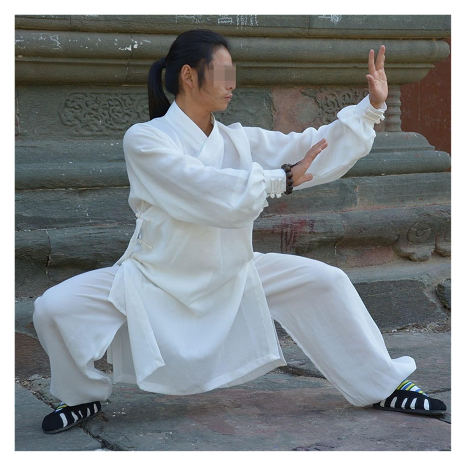 Chinesische Wudang Taoist Kung Fu Uniform Tai Chi Robe Shaolin Mönch Roben Kampfkunst Leinen Set für Männer