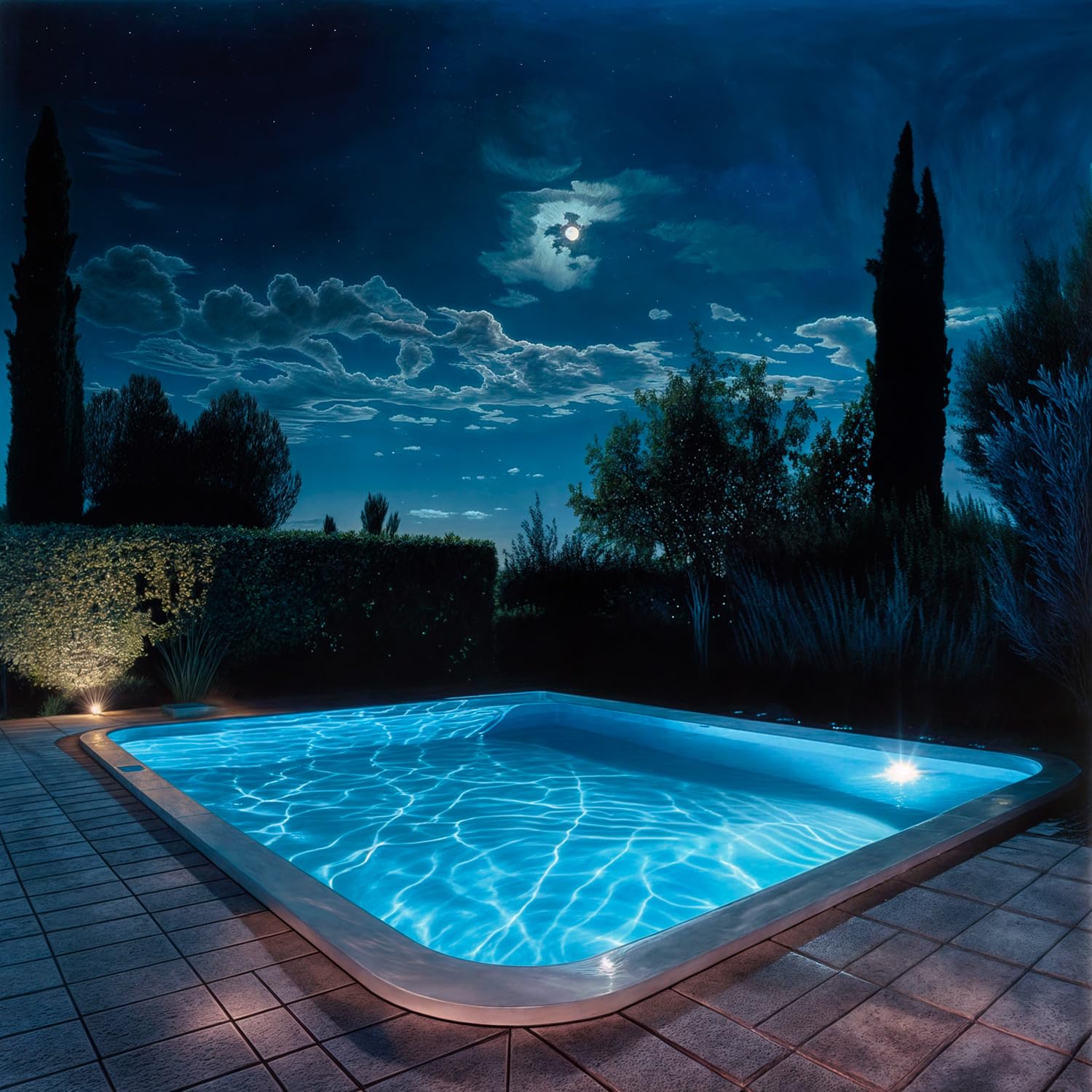 LEDKIA Foco Piscina Superficie LED Sumergible 12V AC/DC Acero Inoxidable IP | 12V AC/DC | 35W | Blanco Frío | IP68 | Acero Inoxidable | 3500 lm | 6000K | Multicolor