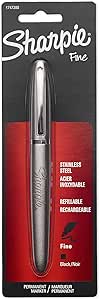 Sharpie 1747388 Stainless Steel Fine Point Permanent Marker