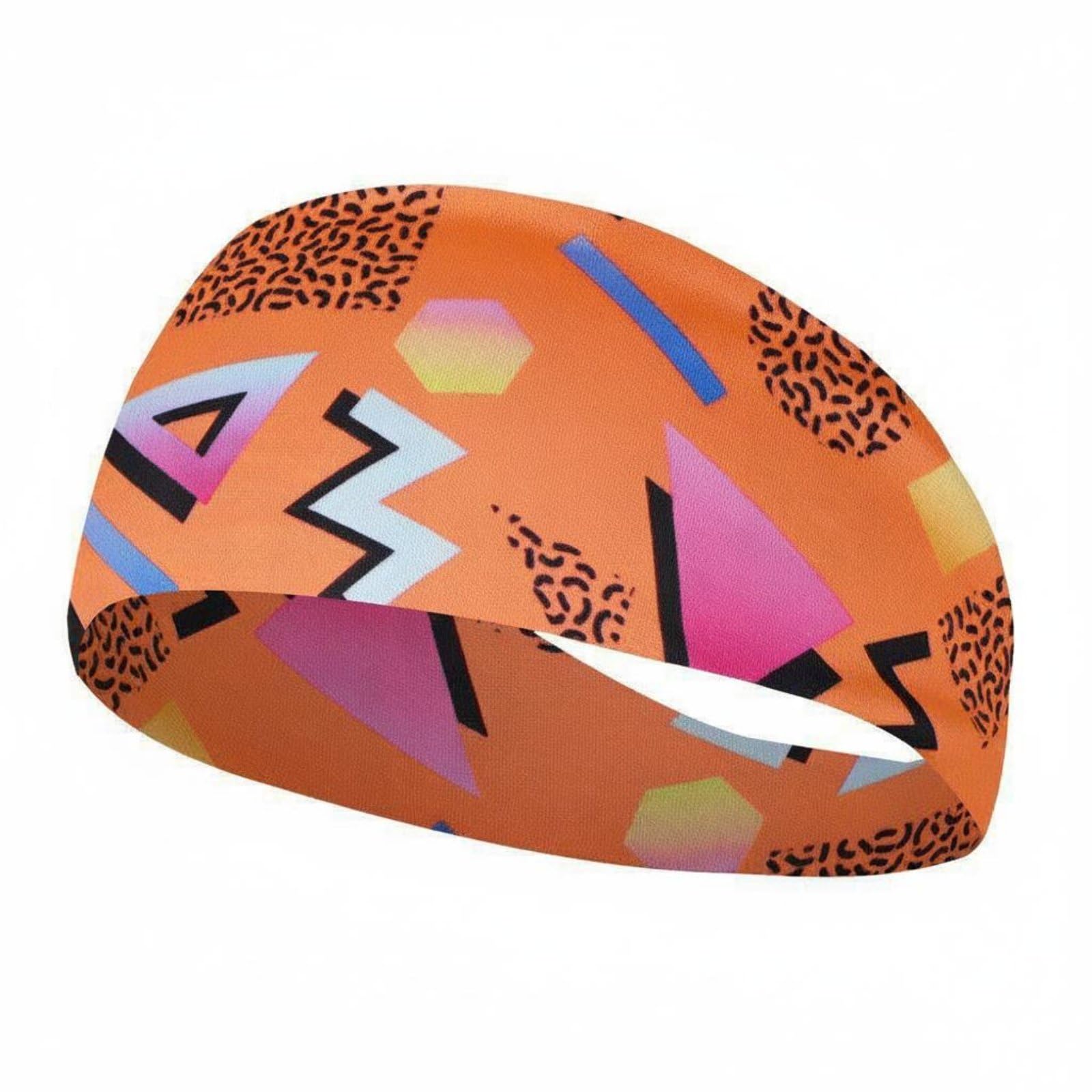 SNAPPSY Swimming Ear Cover Band Multi-Functional Printed Athletic Headwrap Colorful Running Headband Stylish Prints Wide Fitness, Fa10-11-picture-40