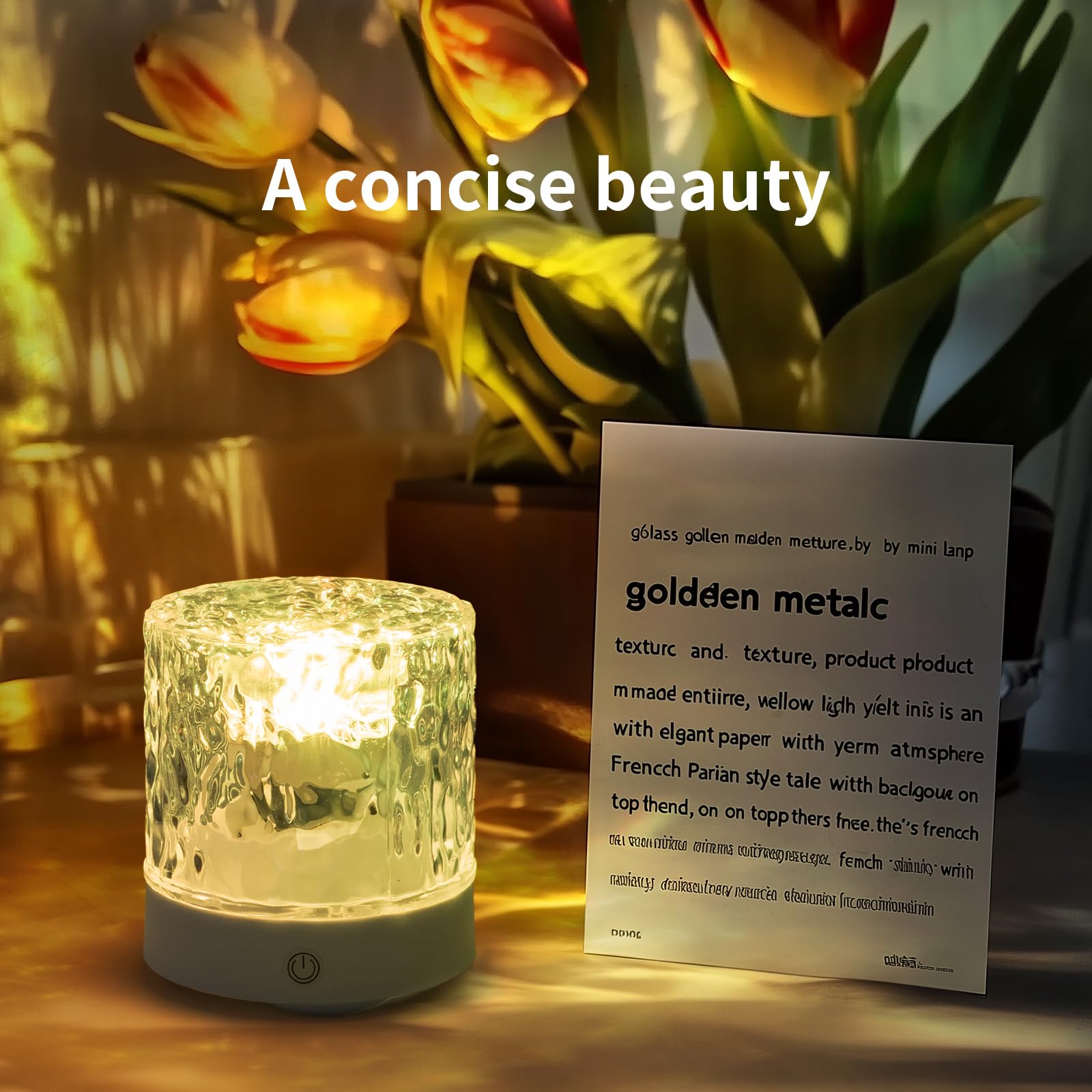 XC-Kluyr LED Glass Night Light Color Changing Dome Design Decorative Mood Lamp — view 4