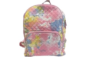 Bari Lynn Tie Dye Quilted Pastel Backpack: A Tapestry of Soft Hues and Boho Charm