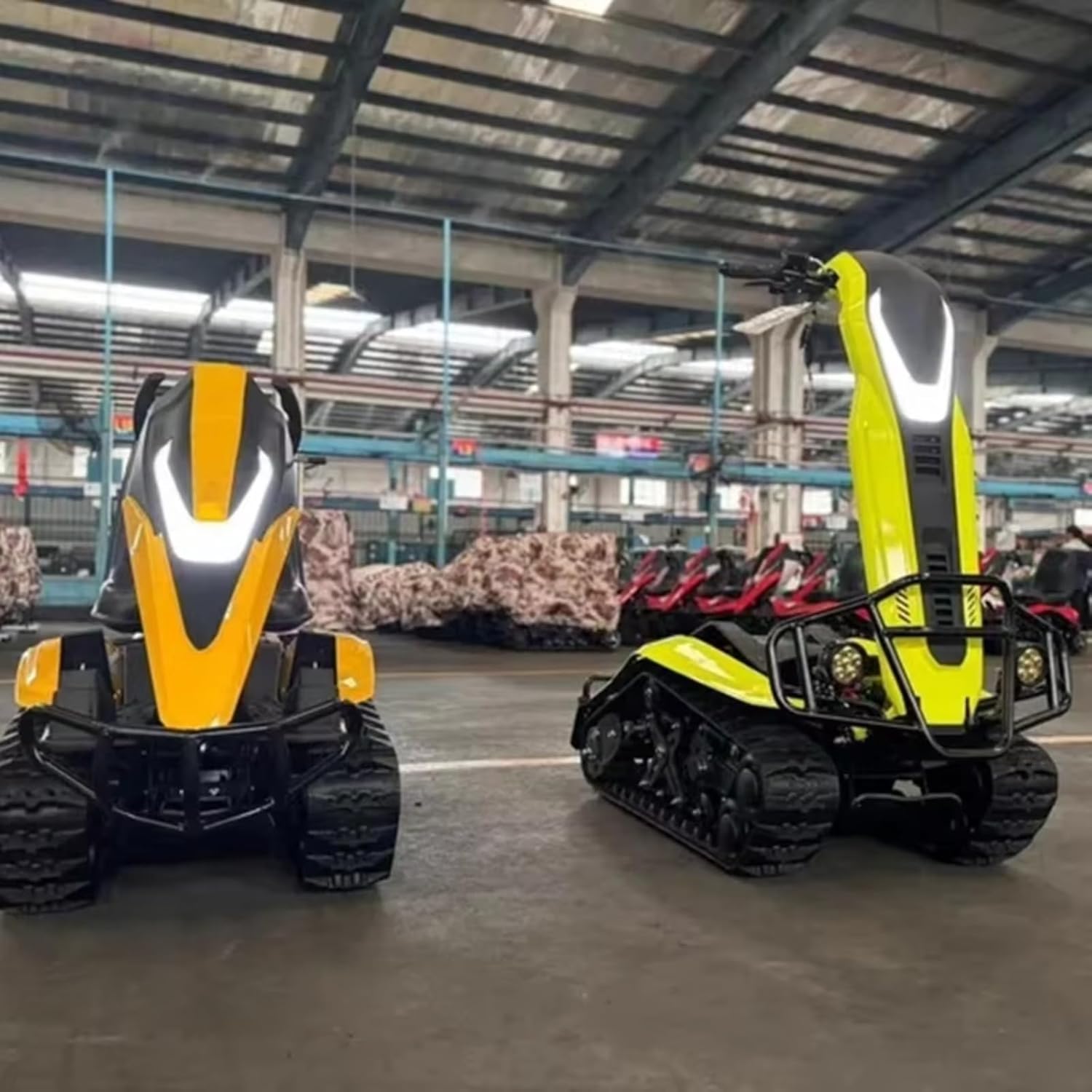 All-Terrain Electric Tracked Vehicle Standing Riding Scooter Sand Gobi Shallow Hill Off-Road Outdoor Travel Equipment