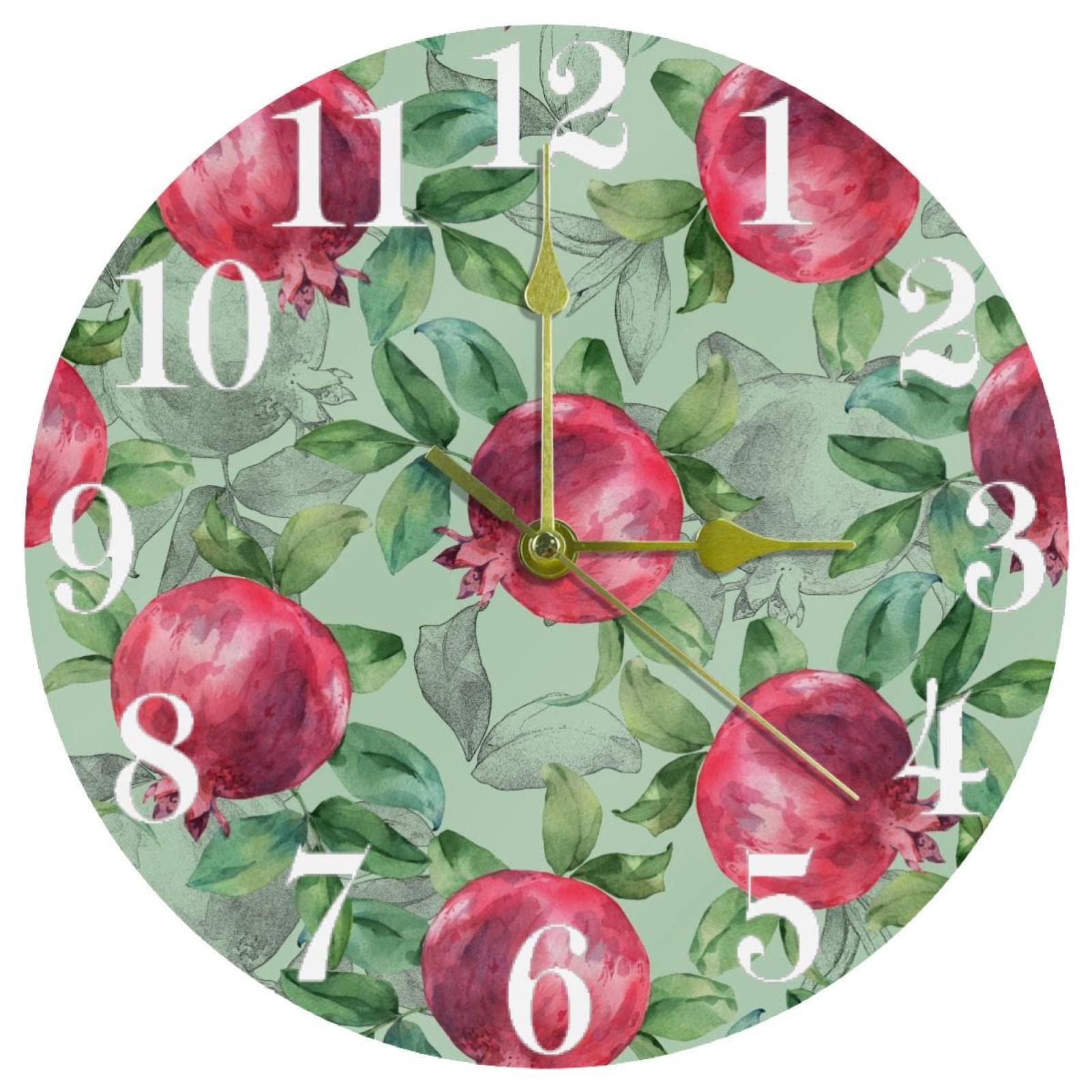 Horloge de cuisine silencieuse sans tic-tac pour éliminer le bruit