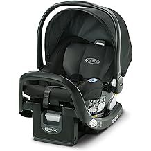 Graco SnugRide SnugFit Infant Car Seat, Baby Car Seat with Anti Rebound Bar for Extra Safety, No-Rethread Harness, LATCH Equipped Carseat, Baby Essentials, Gift for New Parents, Gotham