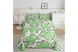Frogsome Twin Comforter Set: A Hoppingly Fun Adventure for Little Dreamers!