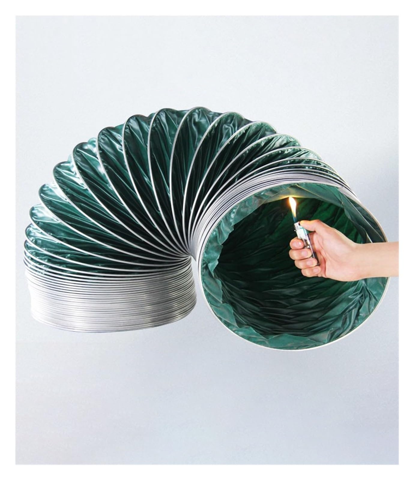 Flexibler Lüftungskanalschlauch, 3,28 Fuß langer, flexibler Kanalschlauch, verschleißfester und reißfester Abluftschlauch(250mm/9.8inch)