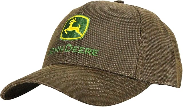 John Deere Heather Oil Skin Cotton-Brown-One Size, One Size-XL (LP79315)