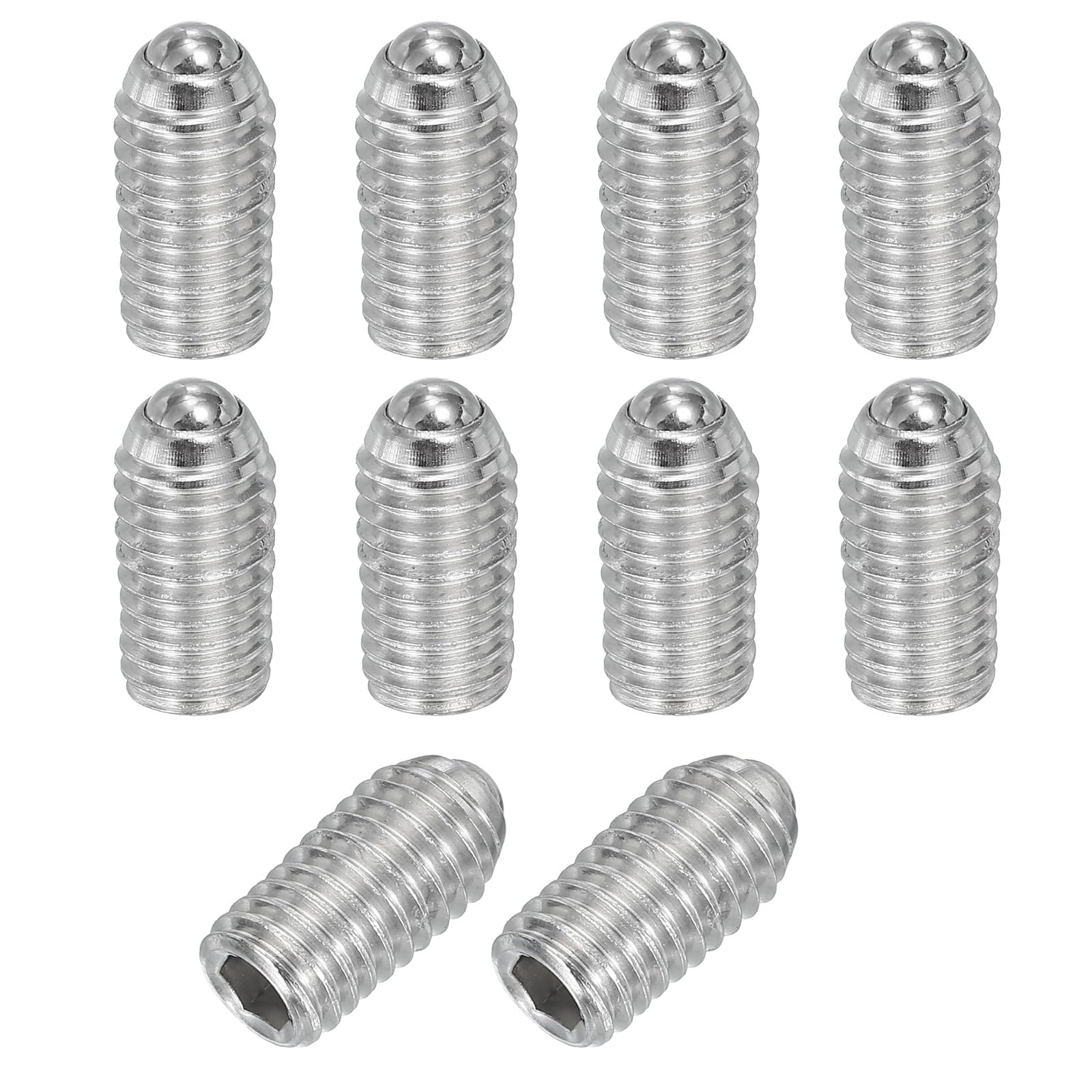 PATIKIL M8x16mm Ball Point Set Screws