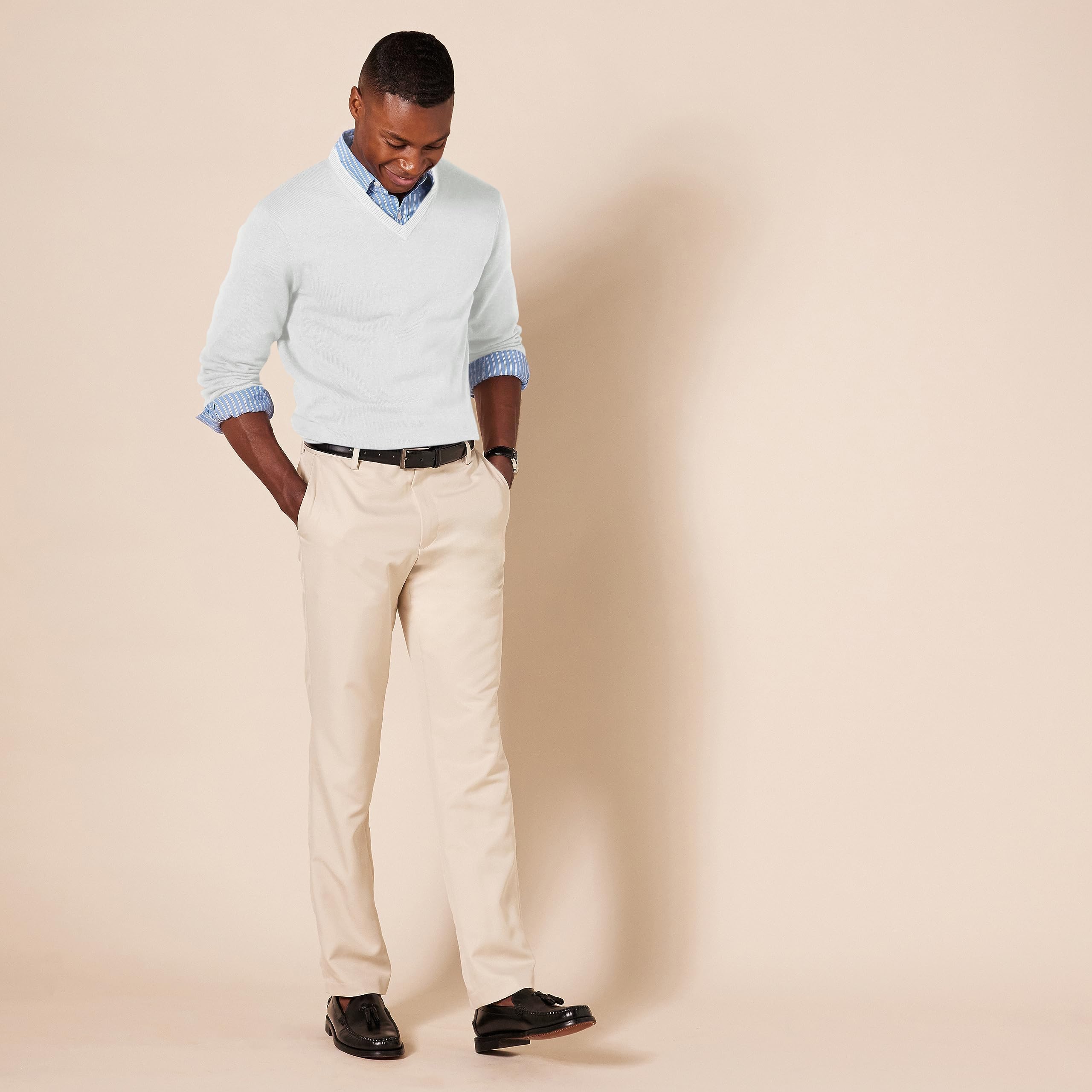 Amazon Essentials Uomo Maglione Pullover con Scollo a V (Disponibile in Taglie Big & Tall)