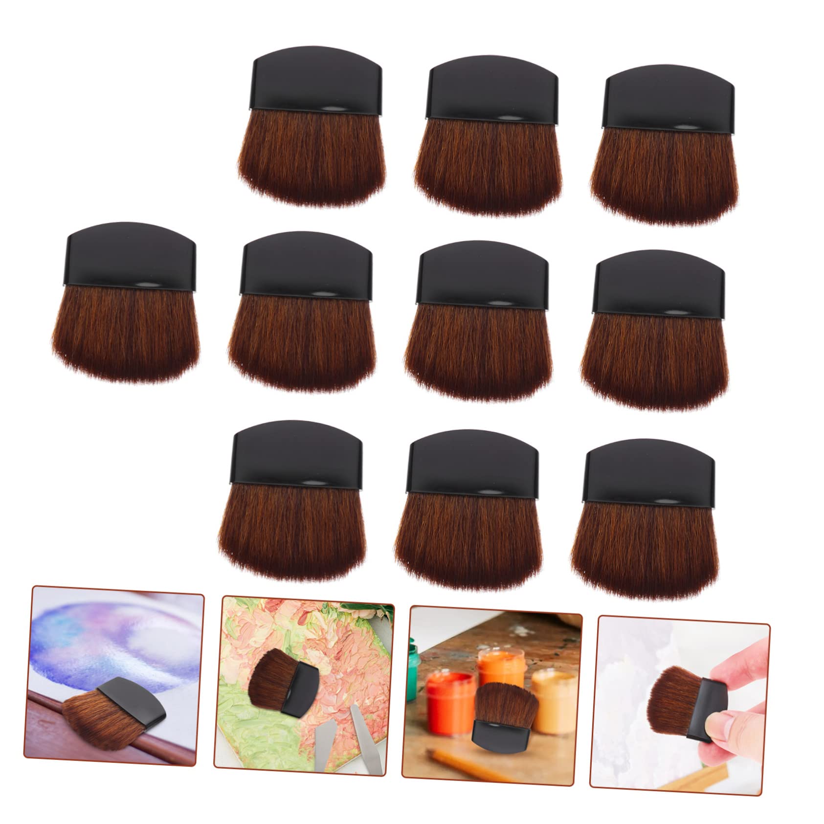 Lurrose 50stücke Teiliges Künstlerpinsel Multifunktionale Pinsel Für Aquarell Ölfarben Für Kreative Projekte Langlebige Borsten Und Ergonomische Griffe Für Präzises Malen