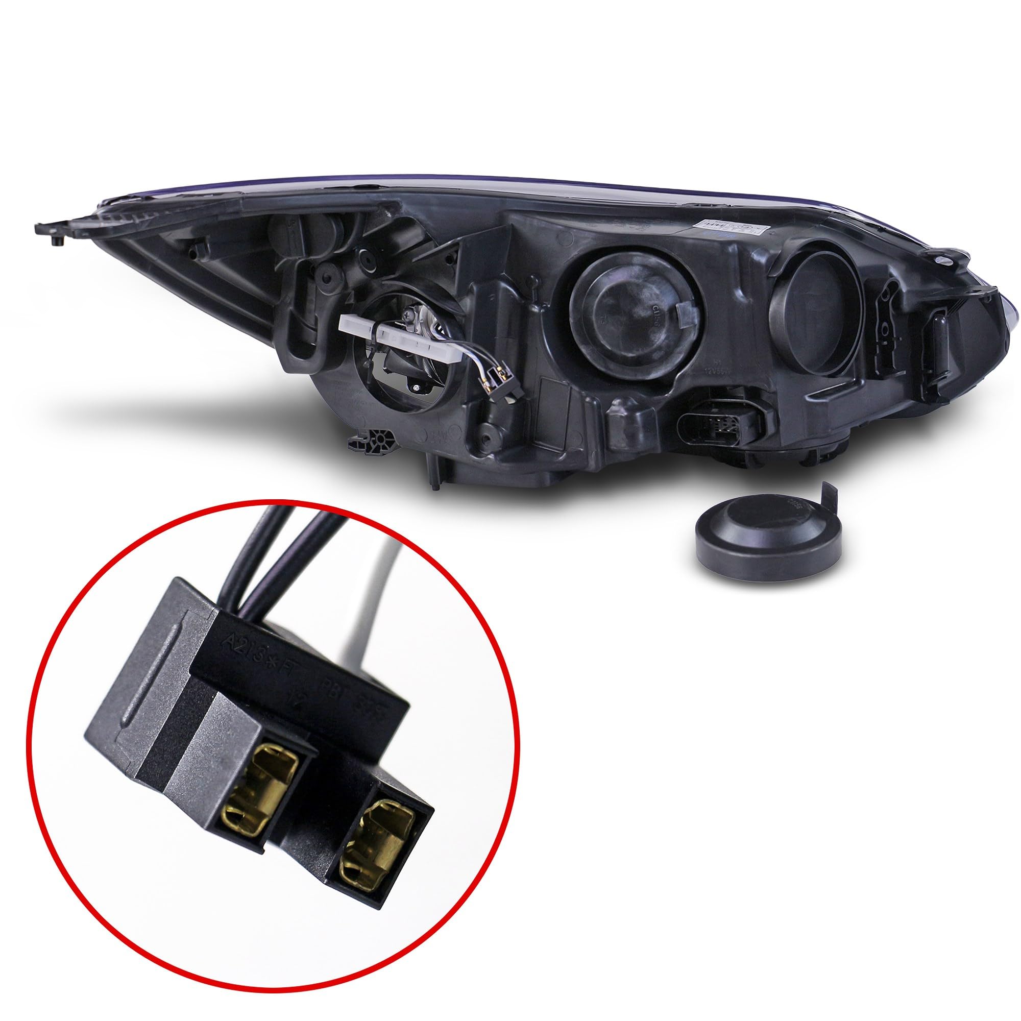 F fanale H7/H1 sinistro cromato FOCUS III (anche berlina Turnier) 04/11 – 10/14 HSW