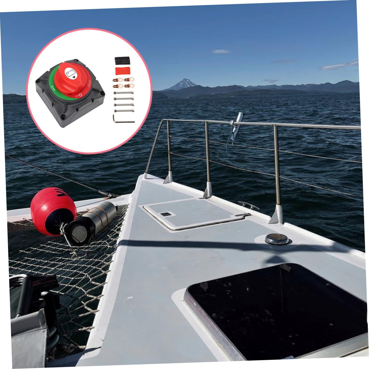 Interruttore Stacca Batteria Isolatore Principale per Auto Barche Camper Camion Roulotte Interruzione Rv Scollegamento Alimentazione Sicuro e Pratico