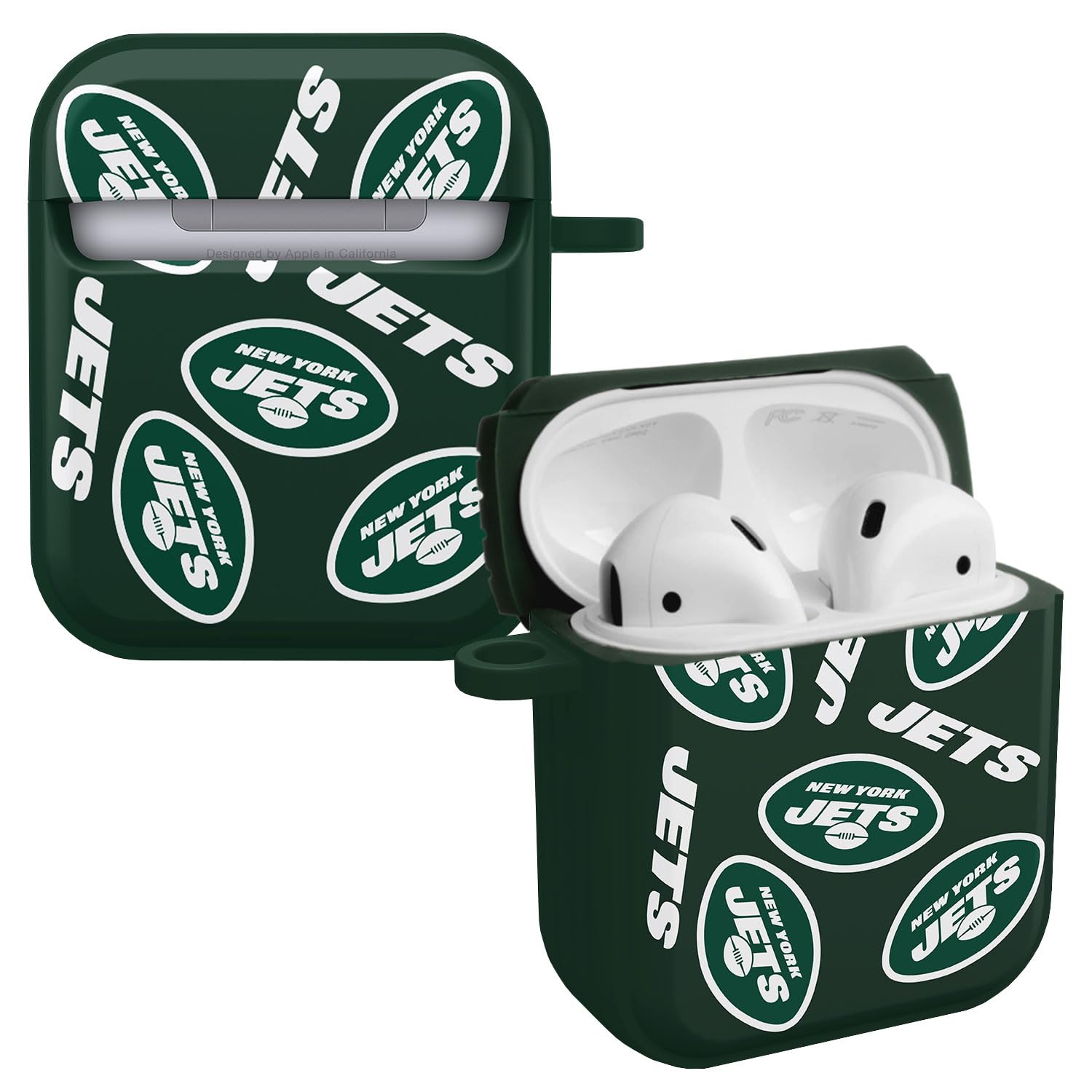 GAME TIME New York Jets HDX Case Cover Compatible with Apple AirPods Gen 1 & 2 (Select)