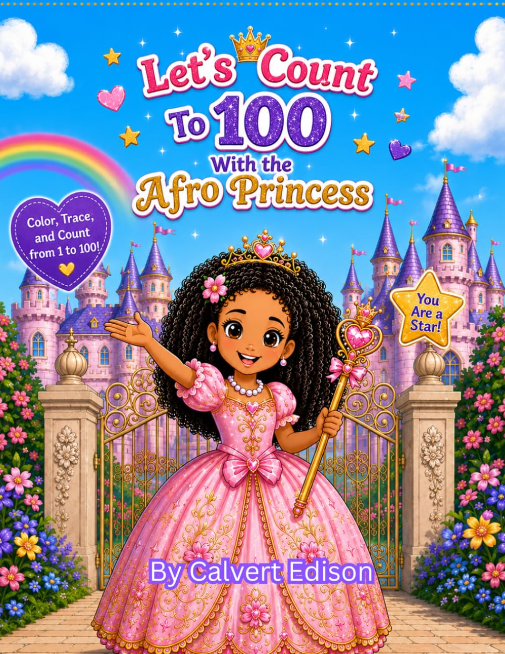 Let's Count to 100 with the Afro Princess