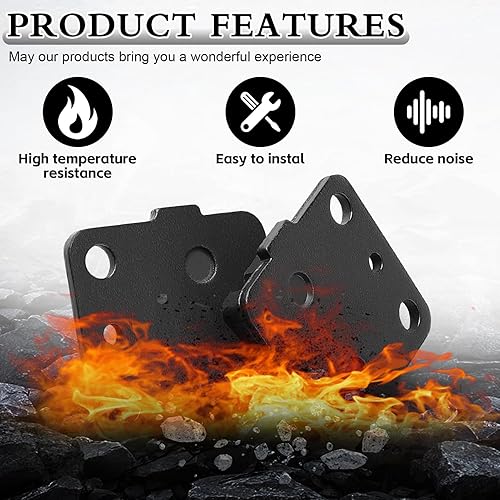 Miniatura 5 de 400EX Pastillas de freno traseras para Honda TRX400X 300EX para Yamaha Raptor 350 660R Banshee Warrior Wolverine 350 Blaster para Kawasaki klx140