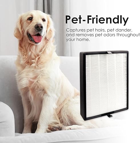 Miniatura 5 de Flintar Filtro de repuesto B4-Fresh, compatible con Alen BreatheSmart Flex y purificador de aire 45i, filtración de aire de alta eficiencia de grado