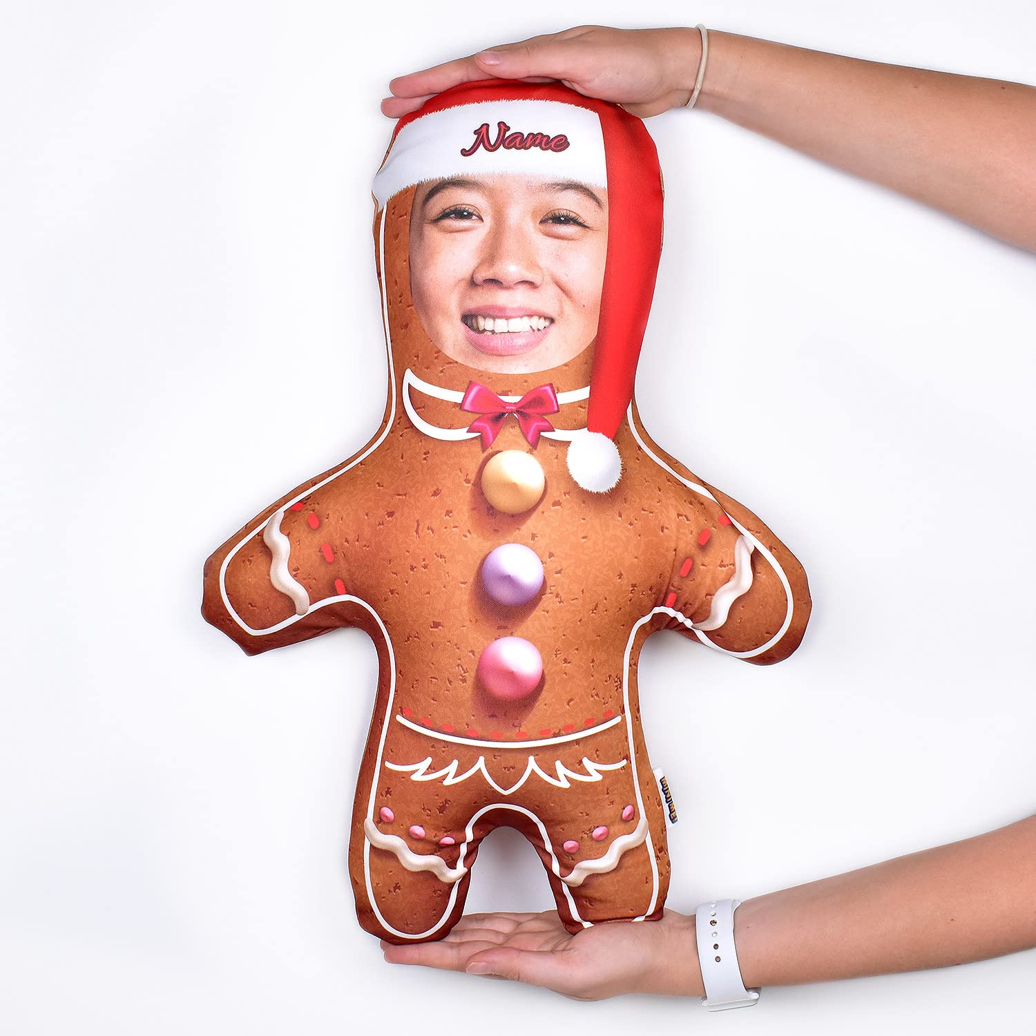 Mini Me! Women's Christmas Gingerbread Doll | Personalised Teddy | Novelty Gift Of The Year Finalist | Approx 33Cm X 46Cm The Original Doll | Made In Gb