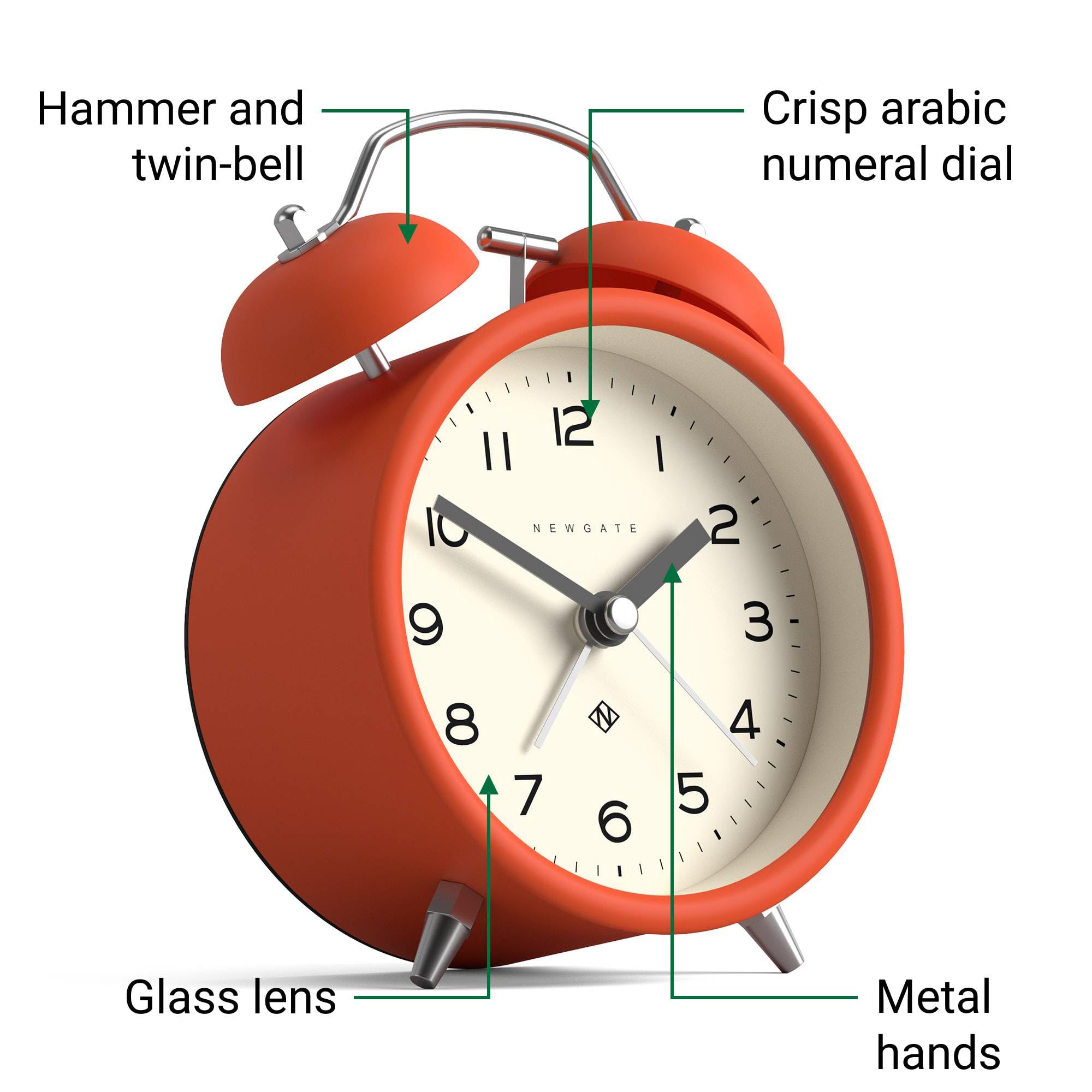 ☆【限定】HUF × SKATE MENTAL ALARM CLOCK Amazon.com: NEWGATE® Charlie Bell Echo Alarm Clock | Modern take