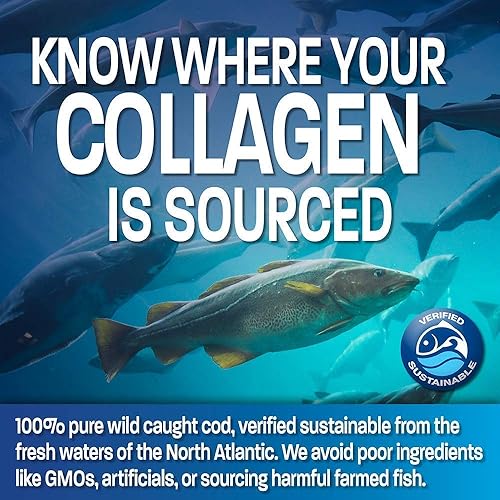 Miniatura 9 de Polvo de proteína hidrolizada de péptidos marinos de colágeno + aceite de krill antártico 1000 mg con omega-3s EPA DHA