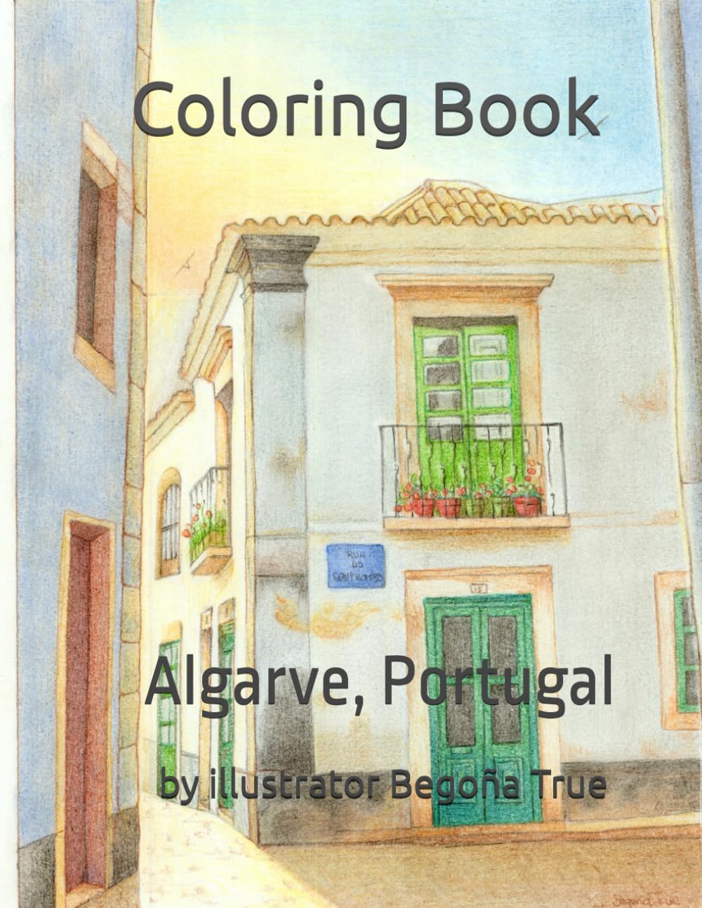 Coloring Book: Algarve, Portugal