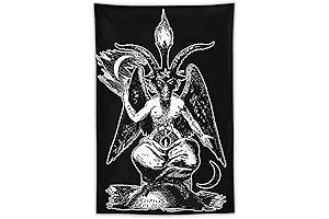 Baphomet Satan Devil Wall Tapestries: Enhance Your Space with Occult Charm