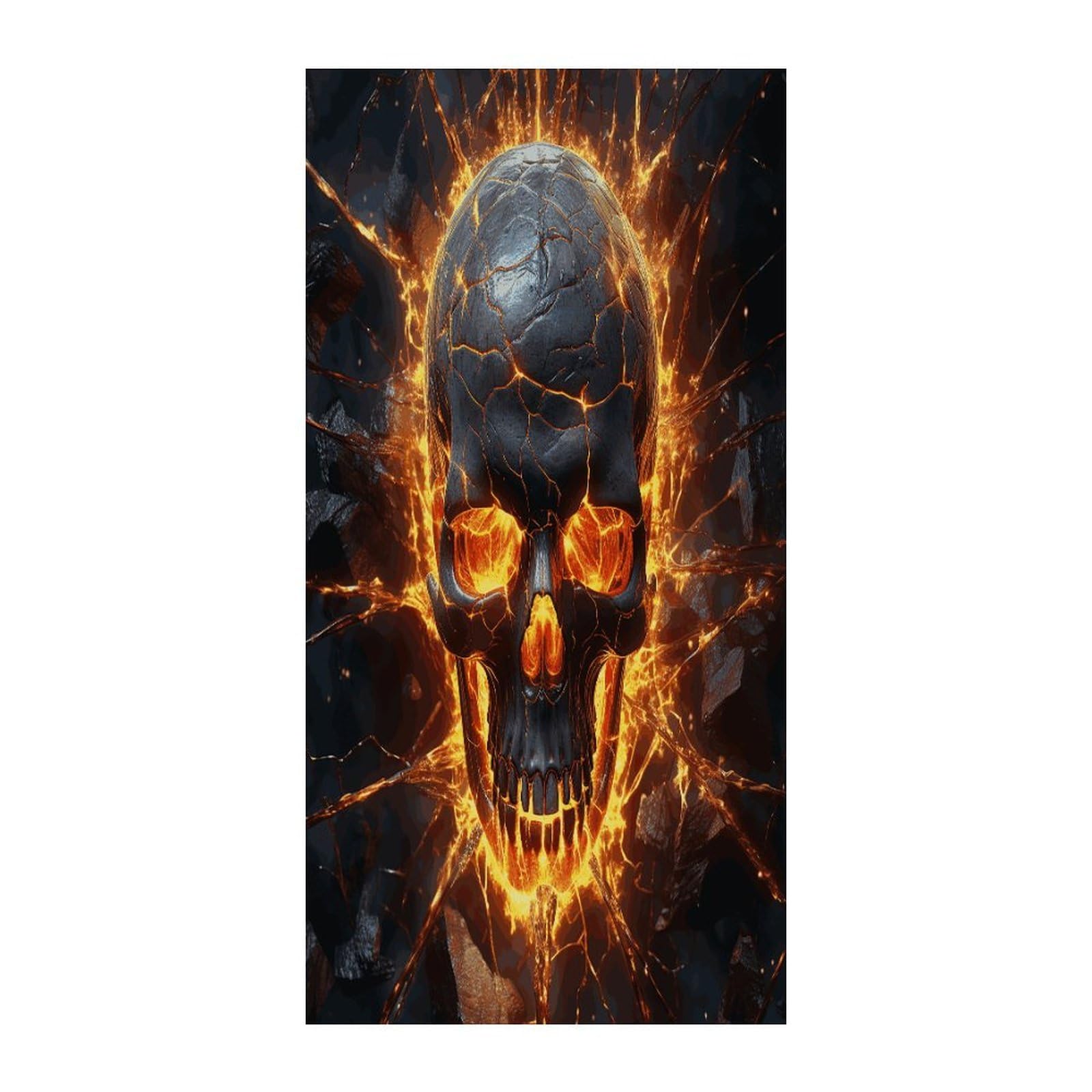 Fekiloot Style Shattering Of Skull Door Curtain Room Divider Curtains