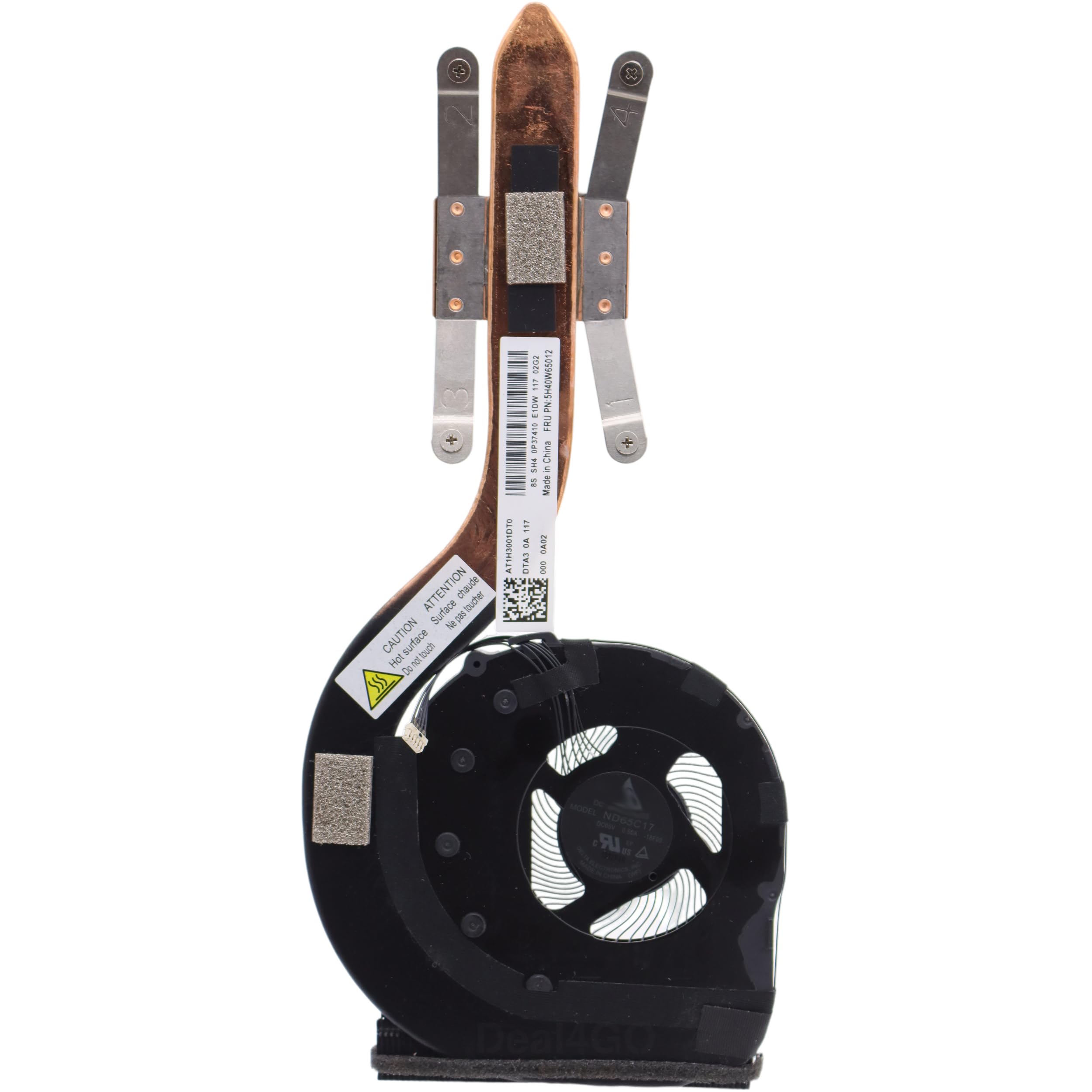 Deal4GO Cooling Fan & Heatsink 5H40W65012 Replacement for Lenovo X1 Yoga 5th 4th Gen ThinkPad X1 Carbon 8th 7th Gen 2019 2020