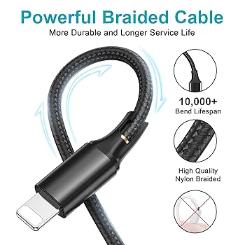 Amazon.co.jp: NINGKPOW 3in1 充電ケーブル【1.2M 2本セット