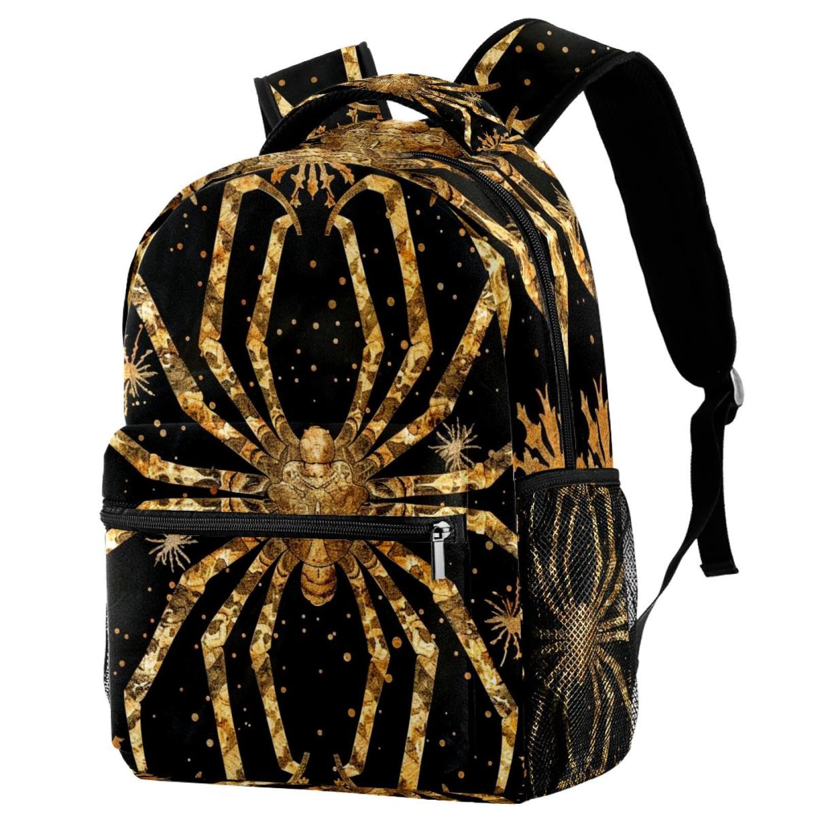 Sac à dos Campus rétro Spider multicolore unisexe avec porte-bouteille - 7