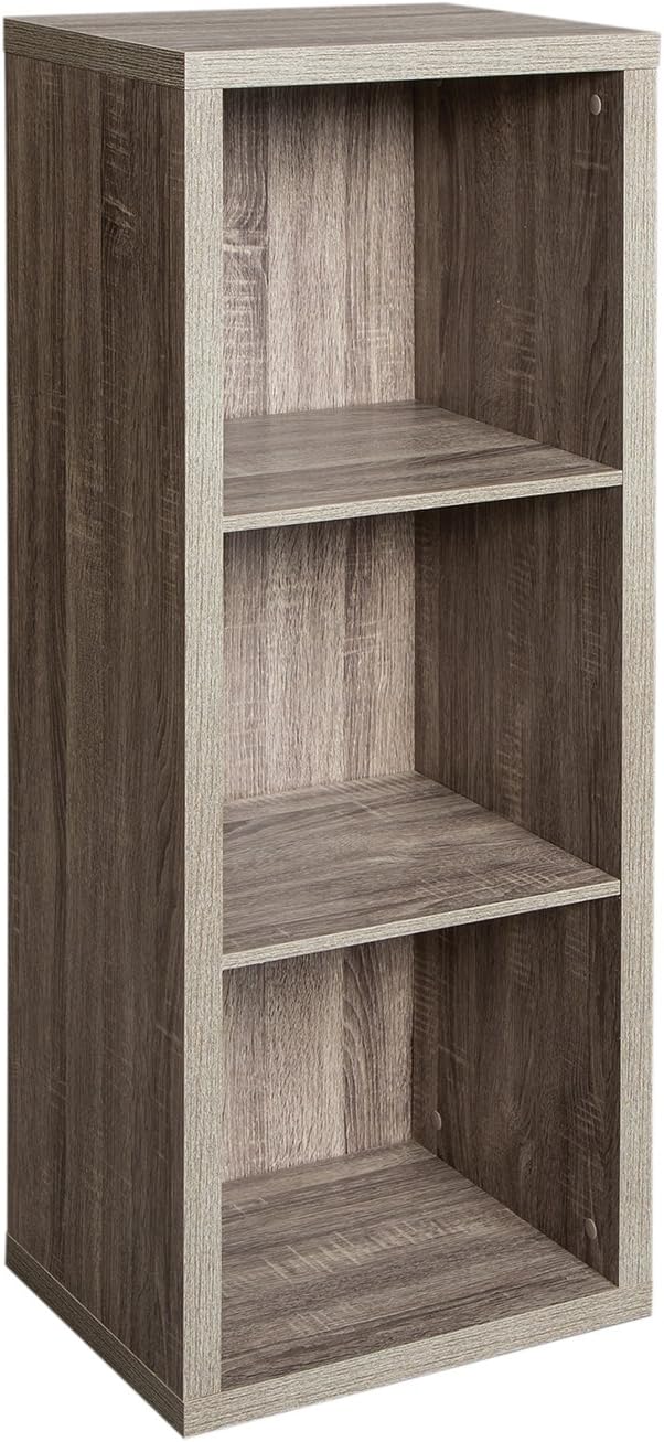 ClosetMaid 3 Cube Storage Shelf Organizer Bookshelf with