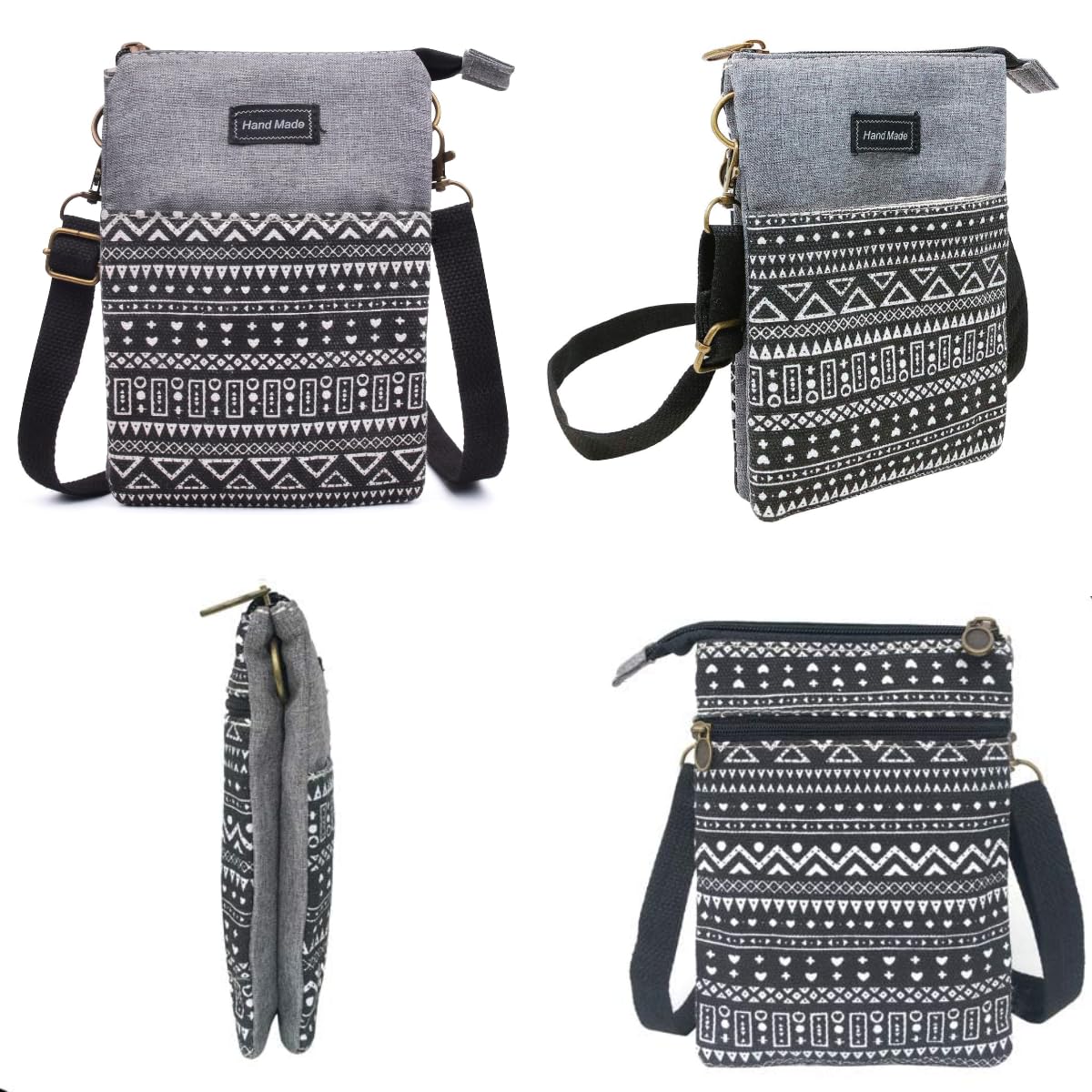 Petit Sac Bandouliere Femme,Sacoche Femme Bandoulière,Pochette Bandoulière Femme avec Bandoulière Réglable,Pochette Téléphone Portable Pour Voyages,Shopping,Quotidiens